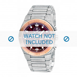 Boccia bracelet de montre 3779-02 Titane Argent 30mm