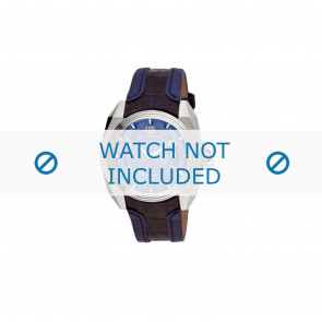 Bracelet de montre Breil BW0322 Cuir Bleu 23mm