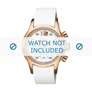 Breil bracelet de montre BW0265 Cuir Blanc 18mm