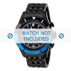 Bracelet de montre Breil BW0409 Acier Noir 22mm