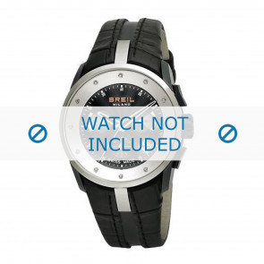 Breil bracelet de montre BW0435 Cuir Noir