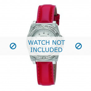 Breil bracelet de montre TW0798 Cuir Rouge 16mm + coutures  rouges