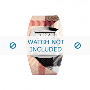 Bracelet de montre Burberry BU4050 Cuir Multicolore 28mm