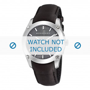 Bracelet de montre Burberry BU1860 Cuir Noir 22mm