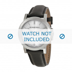 Bracelet de montre Burberry BU9008 / BU1772 / BU9022 / BU9009 Cuir Noir 20mm