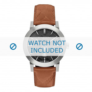 Bracelet de montre Burberry BU9905 / BU9904 Cuir Brun 22mm