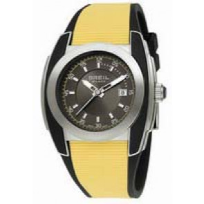 Breil bracelet de montre  BW0370 Caoutchouc Noir 28mm