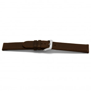 Bracelet de montre cuir brun 22mm EX-H400Z