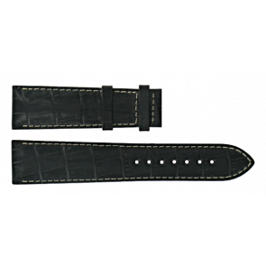 Bracelet de montre Certina C001427 / C610014940 Cuir Noir 21mm