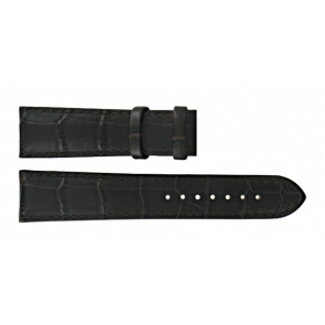 Bracelet de montre Certina C610015781 / C006407 Cuir Brun foncé 21mm