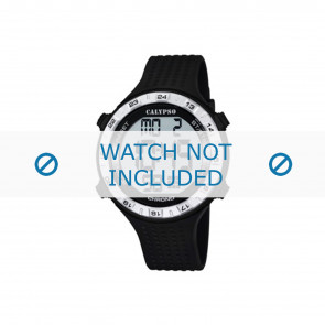 Bracelet de montre Calypso K5663-1 Caoutchouc Noir 18mm