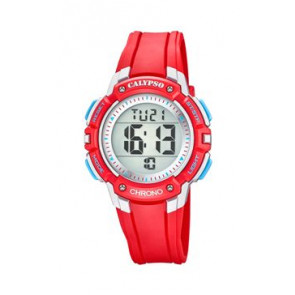 Bracelet de montre Calypso K5739/1 / BC09880 Plastique Rouge 20mm