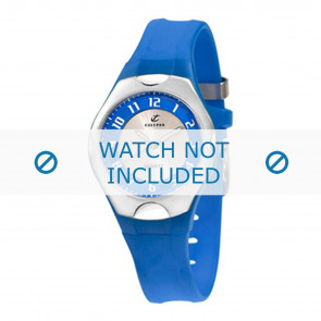 Calypso bracelet de montre K5162-7 Plastique Bleu