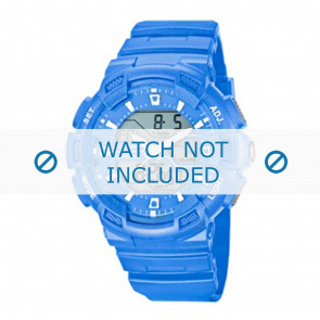Bracelet de montre Calypso K5579-7 Caoutchouc Bleu clair 20mm