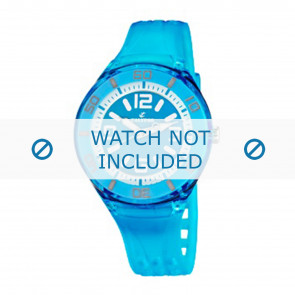 Calypso bracelet de montre K5588/5  Plastique Turquoise