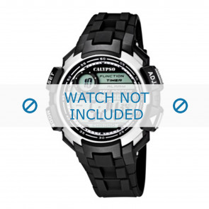 Bracelet de montre Calypso K5595-1 Caoutchouc Noir 16mm
