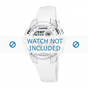 Bracelet de montre Calypso K5617-1 Plastique Blanc 11mm