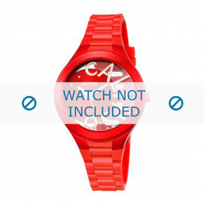 Bracelet de montre Calypso K5678-6 Plastique Rouge 13mm