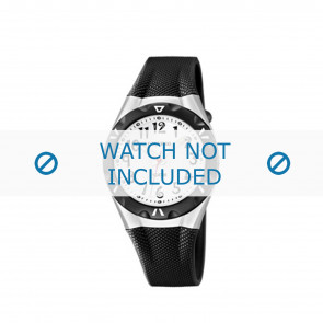 Bracelet de montre Calypso K6064-2 Plastique Noir 13mm