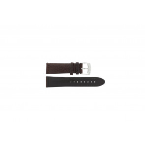 Bracelet de montre Camel 4320-4347 / BC50938 WATERPROOF Cuir Brun 22mm