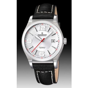 Bracelet de montre Candino C4439 / C4441-1 Cuir Noir 21mm