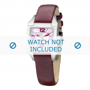 Candino bracelet de montre C4361-4 Cuir Pourpre