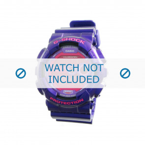 Casio bracelet de montre GD-100SC / 10378392 Plastique Noir