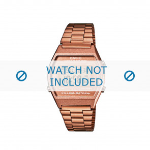 Casio bracelet de montre  B640WC-5AEF / B640WC-5A  Métal Or (rosée) 18mm 