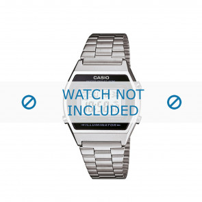 Bracelet de montre Casio B640WB-1BEF / B640WB-1B / 10339806 Acier 18mm