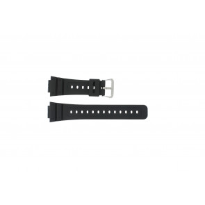Casio bracelet de montre DW-5000SL-1 / 10512401 / 5600E / 5600E-1 32 / G-5600 / G-5700 Silicone Noir 16mm
