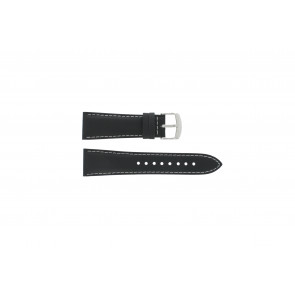 Casio bracelet de montre EF-509L-1AVF Silicone Noir 25mm 
