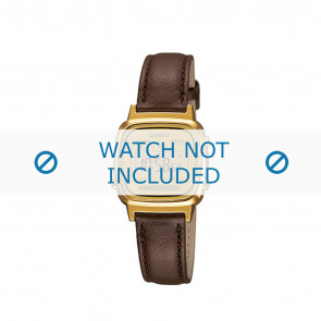 Bracelet de montre LA670WEGL-9EF / LA670WEGL-9 / 10433815 Cuir Brun 13mm