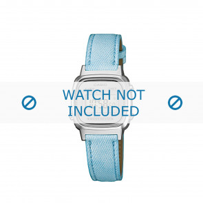 Bracelet de montre Casio LA670WEL-2AEF / LA670WEL-2A / 10487164 Cuir Bleu 13mm
