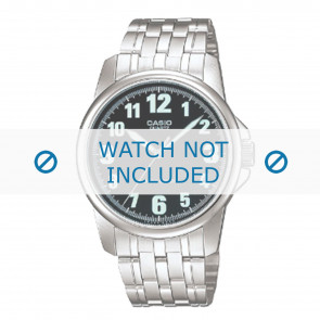 Casio bracelet de montre MTP-1216 / 10142092 Métal Argent