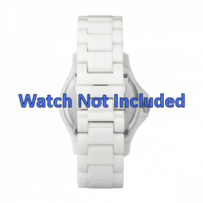 Fossil bracelet de montre CE1010 Céramique Blanc 20mm