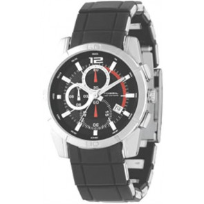 Bracelet de montre Fossil ch2499 Acier/Silicone Noir 20mm