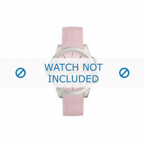 Bracelet de montre Dolce & Gabbana DW0747 Silicone Rose 18mm