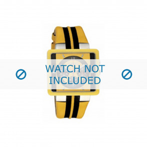 Bracelet de montre Dolce & Gabbana DW0063 Cuir Jaune 11mm