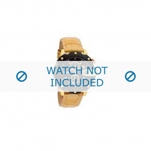 Bracelet de montre Dolce & Gabbana DW0363 Cuir Beige 23mm
