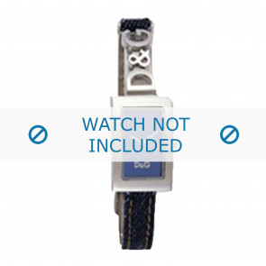 Dolce & Gabbana bracelet de montre 3719050034 Cuir Bleu