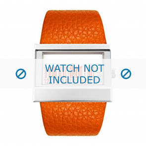 Bracelet de montre Dolce & Gabbana 3719240404 Cuir Orange 35mm