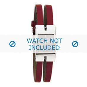 Dolce & Gabbana bracelet de montre 3719250575 Cuir Rouge 6mm