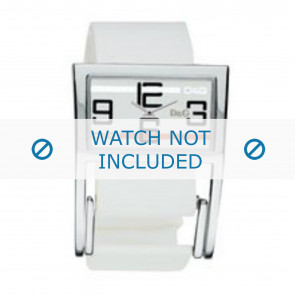 Bracelet de montre Dolce & Gabbana 3719251192 Cuir Blanc 18mm