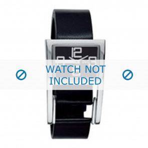 Bracelet de montre Dolce & Gabbana 3719251215 Cuir Noir 18mm
