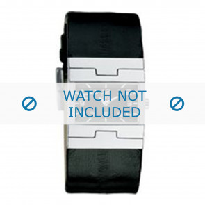 Bracelet de montre Dolce & Gabbana 3719251529 / F360002056 Cuir Noir 26mm