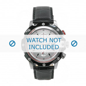 Bracelet de montre Dolce & Gabbana DW0366 Cuir Noir 23mm