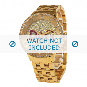 Bracelet de montre Dolce & Gabbana DW0377 Acier Plaqué or 22mm