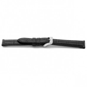 Bracelet de montre Universel D117 Cuir Noir 14mm