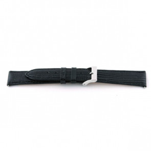 Bracelet de montre Universel D160 Lizard Cuir Noir 14mm