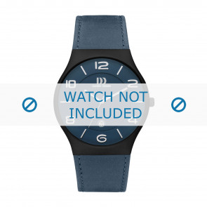 Bracelet de montre Danish Design IQ22Q1106 Cuir Bleu 24mm